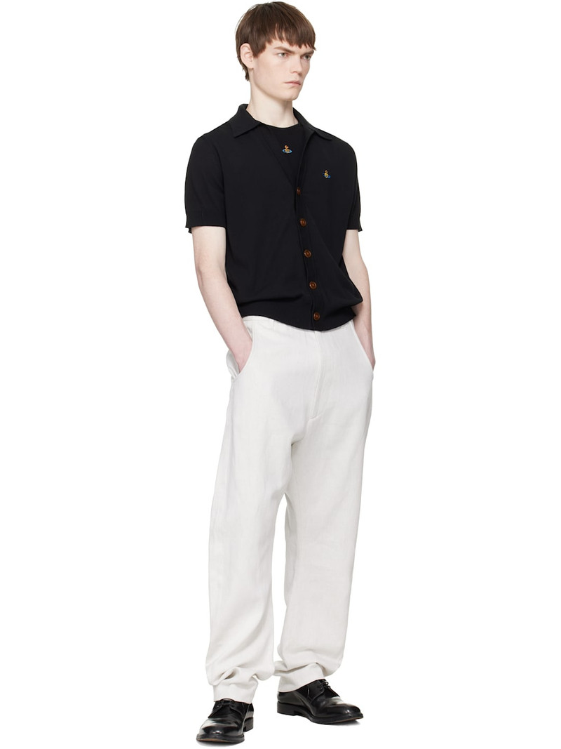 Vivienne Westwood Black Polo Cardigan outlook