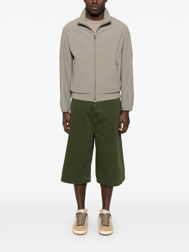 EMPORIO ARMANI ribbed jacket outlook