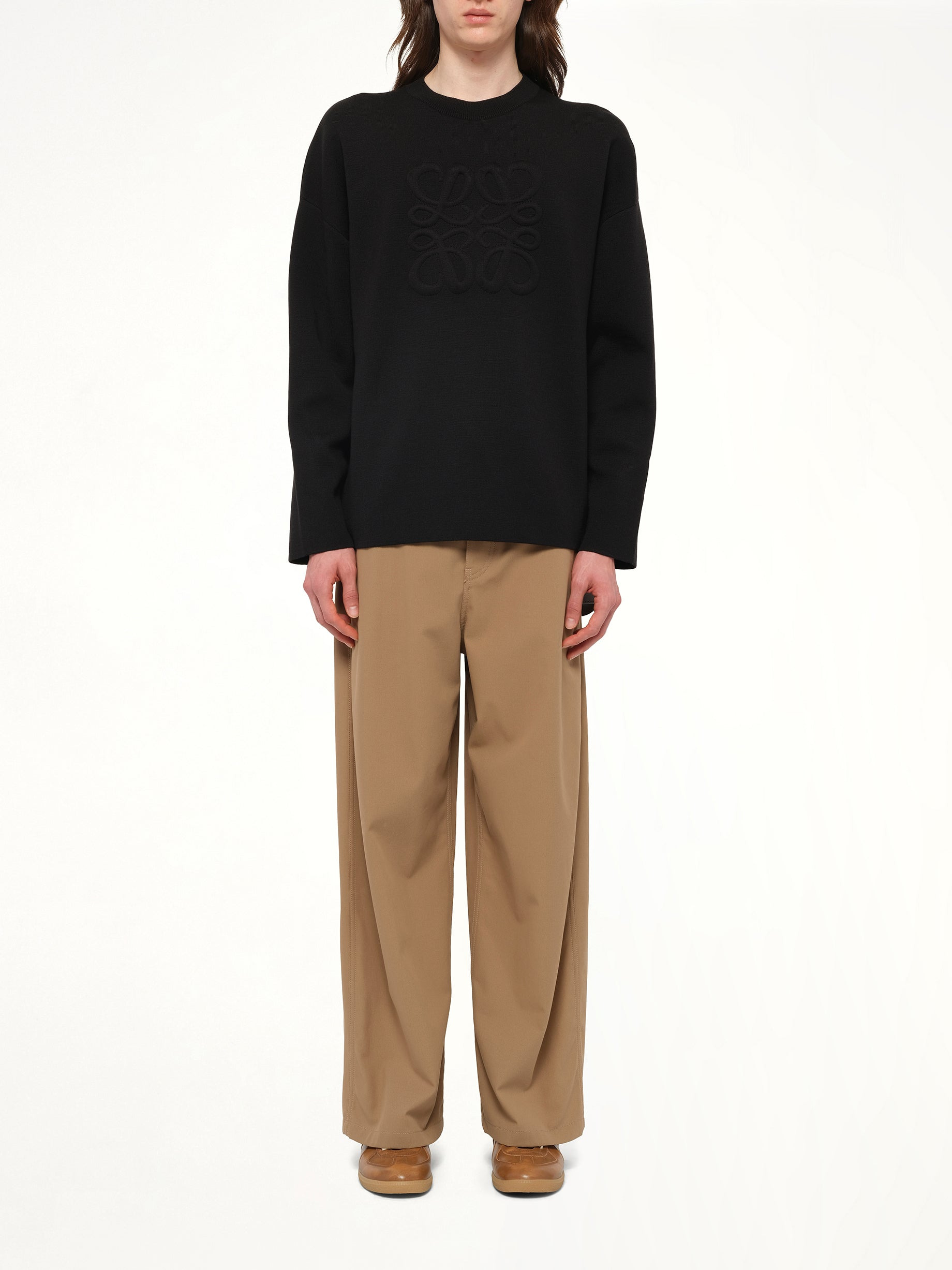 Anagram Sweater in Black - 7