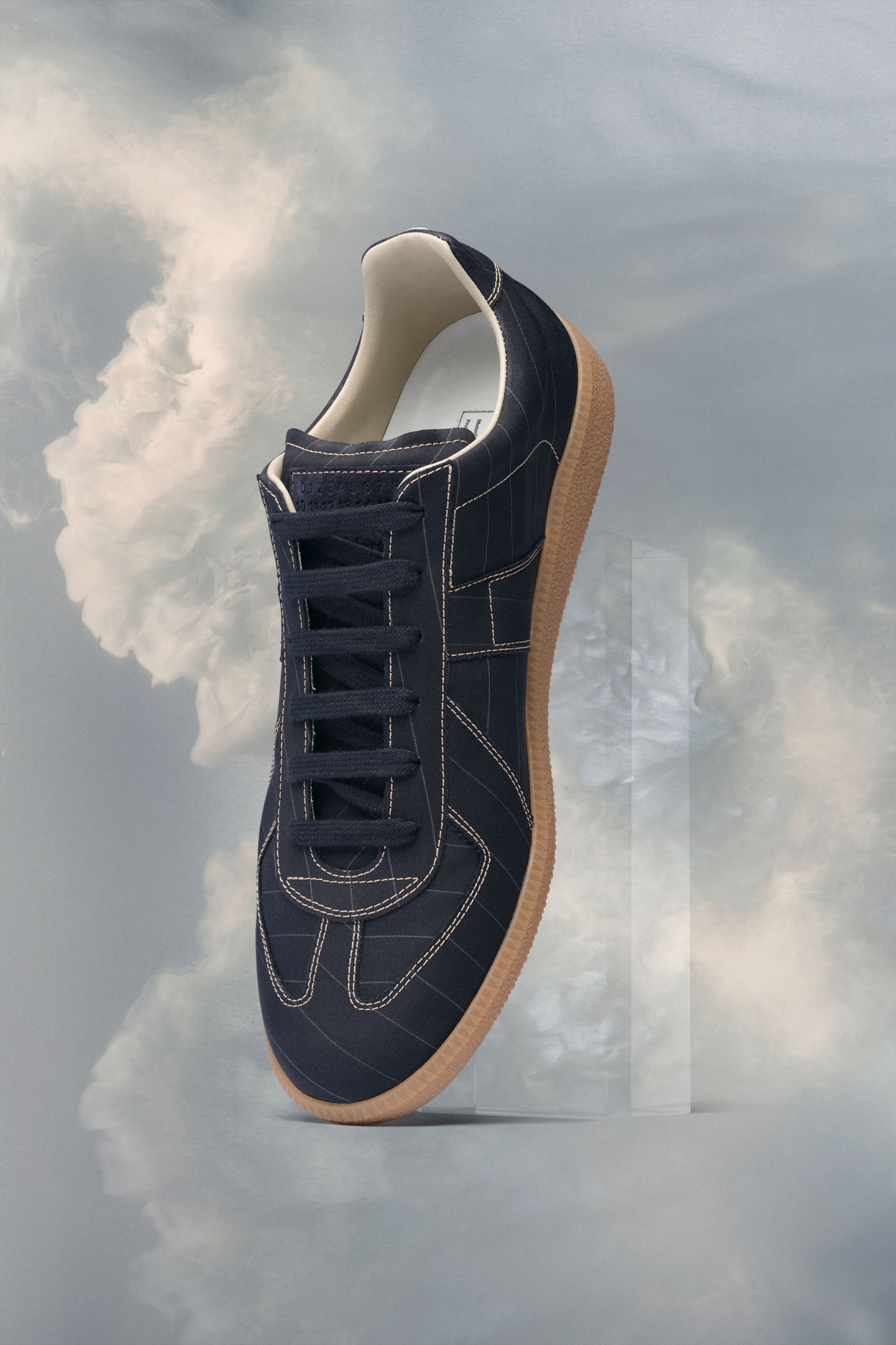 関税込み【Maison Margiela】Recicla Replica checked sneakers Maison Margiela Recicla Replica Wool Sneakers | Saks Fifth