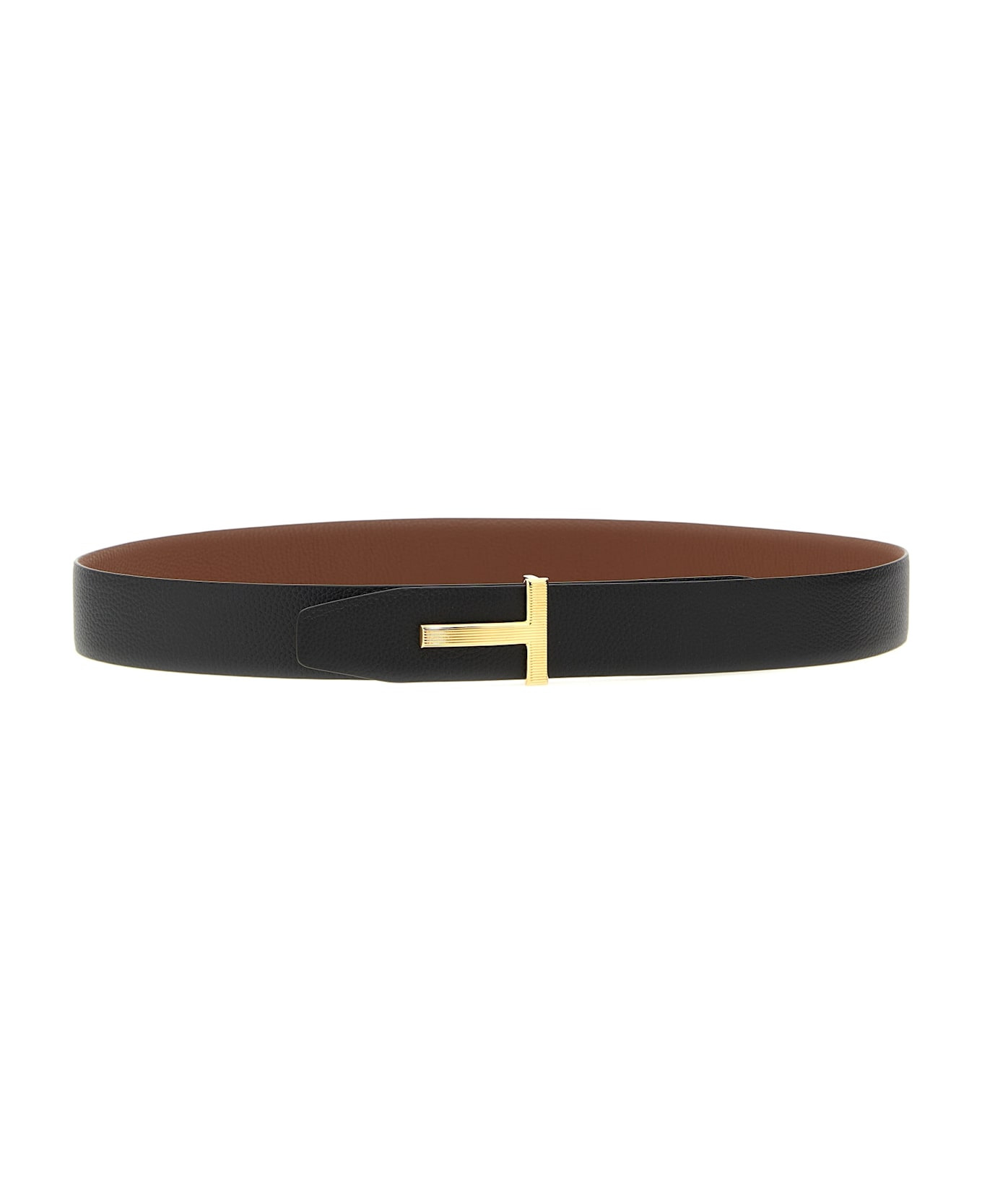 Logo Buckle Reversible Belt - 2