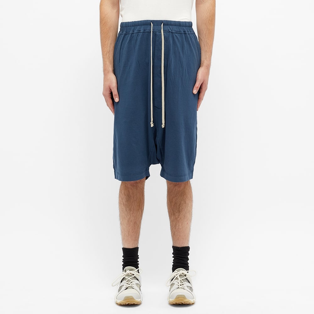 Rick Owens DRKSHDW Lightweight Jersey Drawstring Pod Short - 4