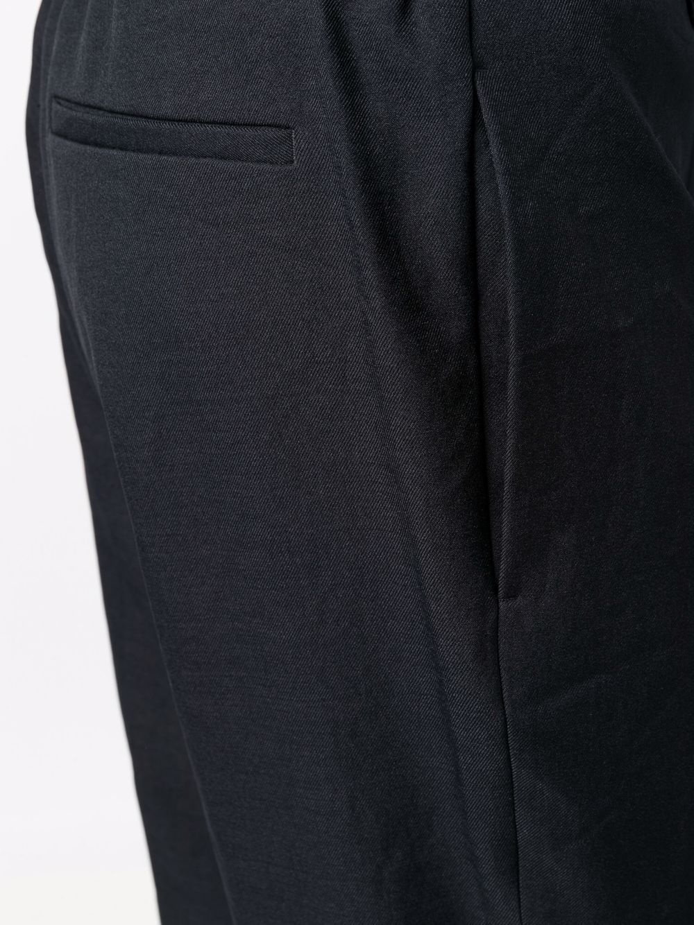 high-waisted tapered trousers - 5