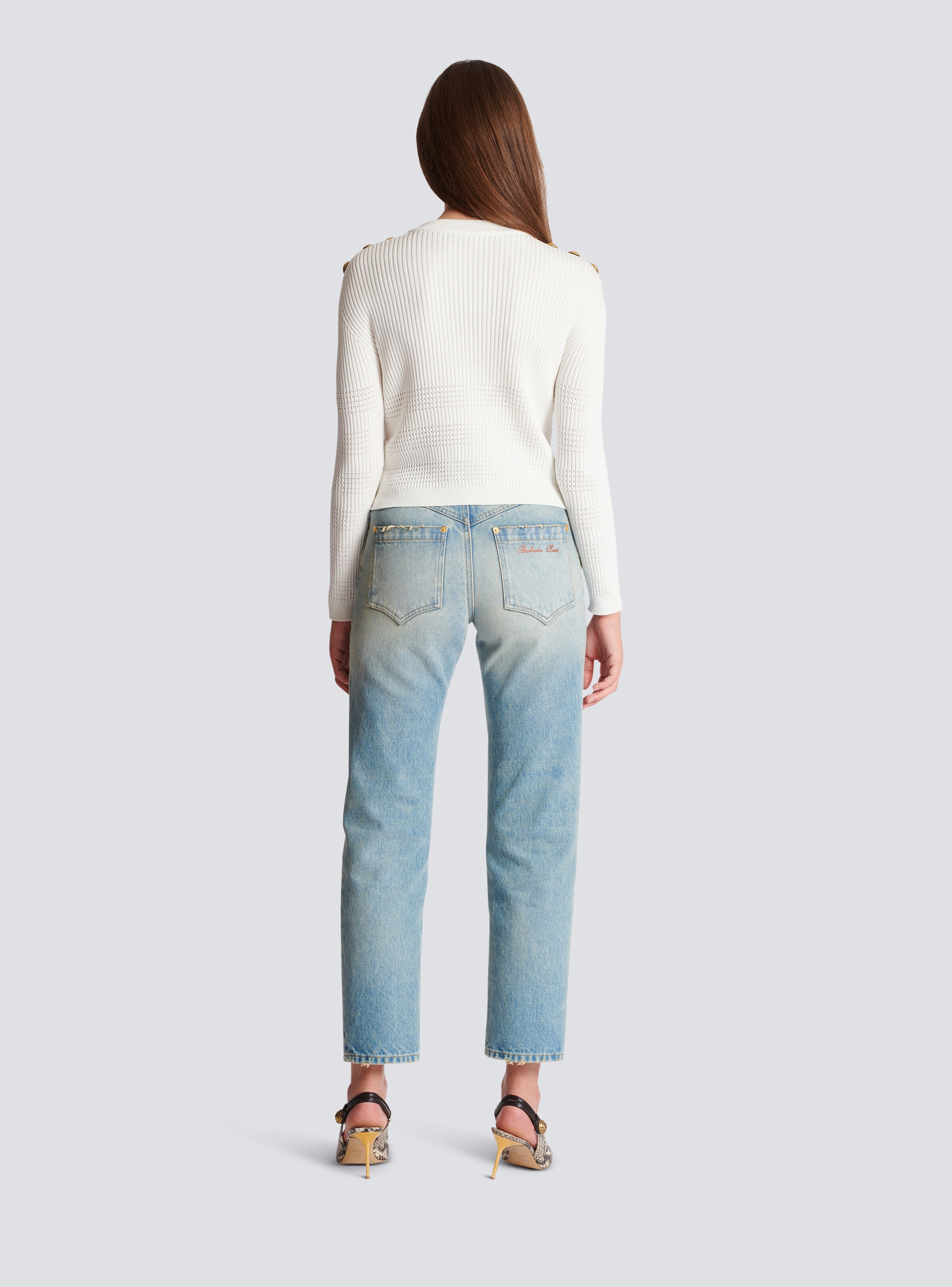 Balmain Signature knit jumper - 4
