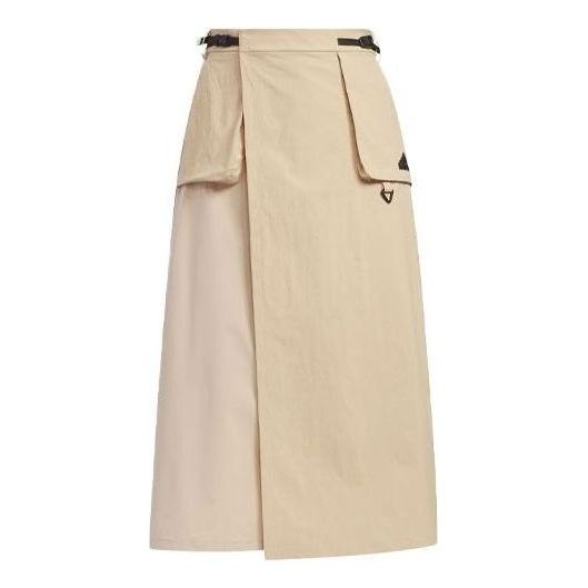 (WMNS) adidas City Escape Cargo Skirt 'Beige' JE8586 - 1