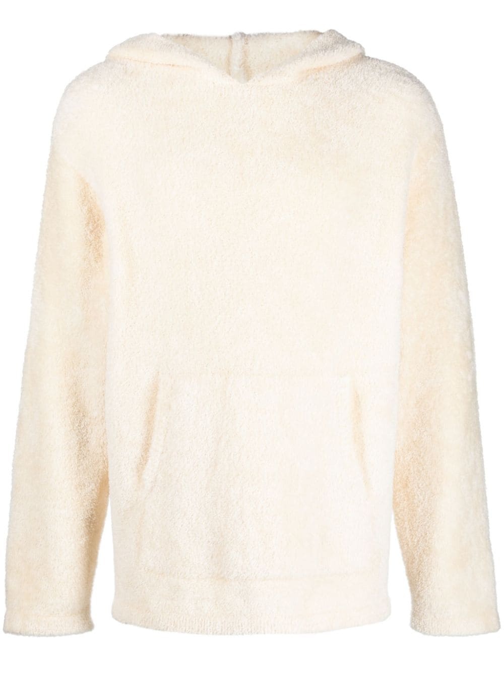 terry-knit fleece hoodie - 1