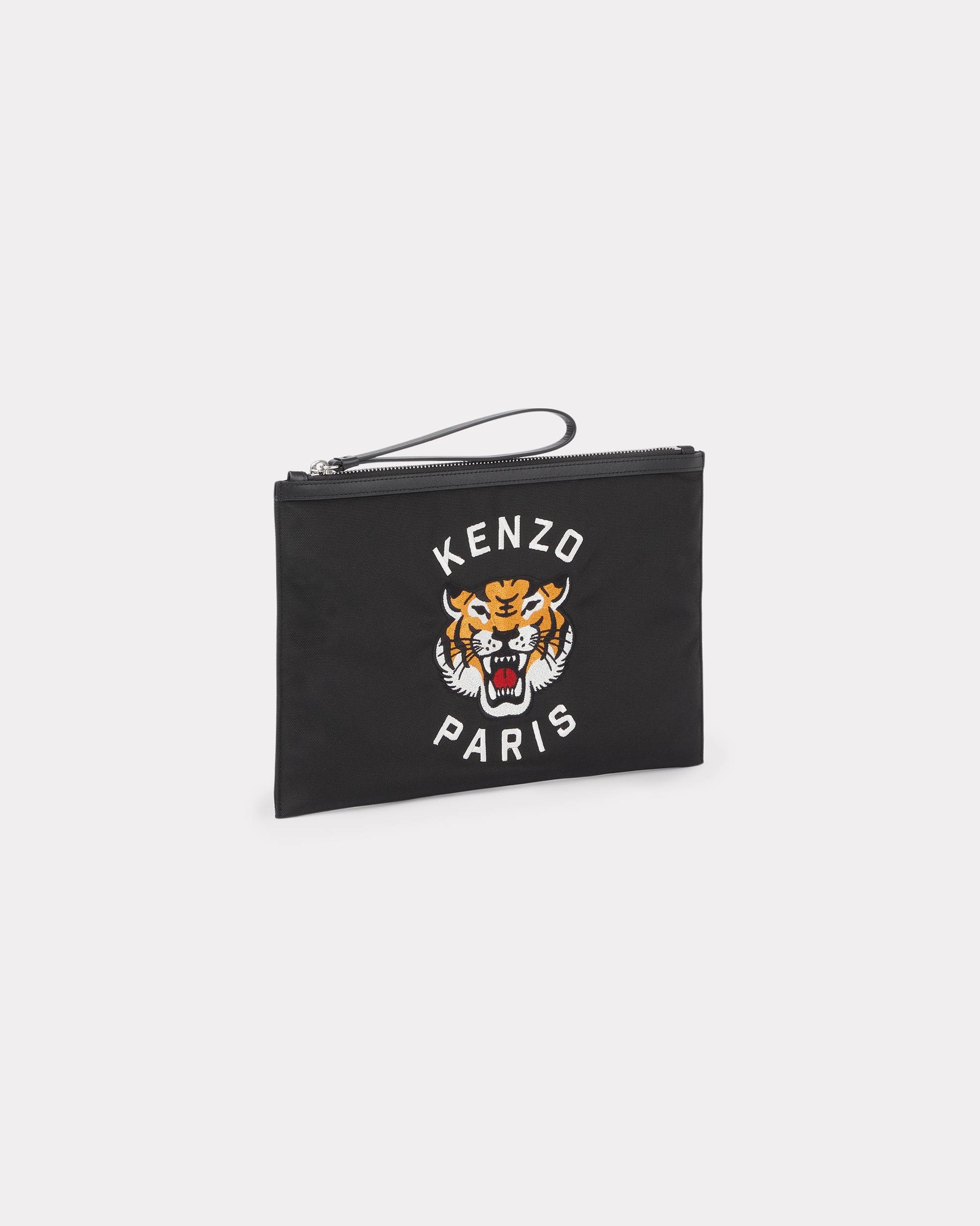 Large 'KENZO Varsity' purse in embroidered nylon - 1