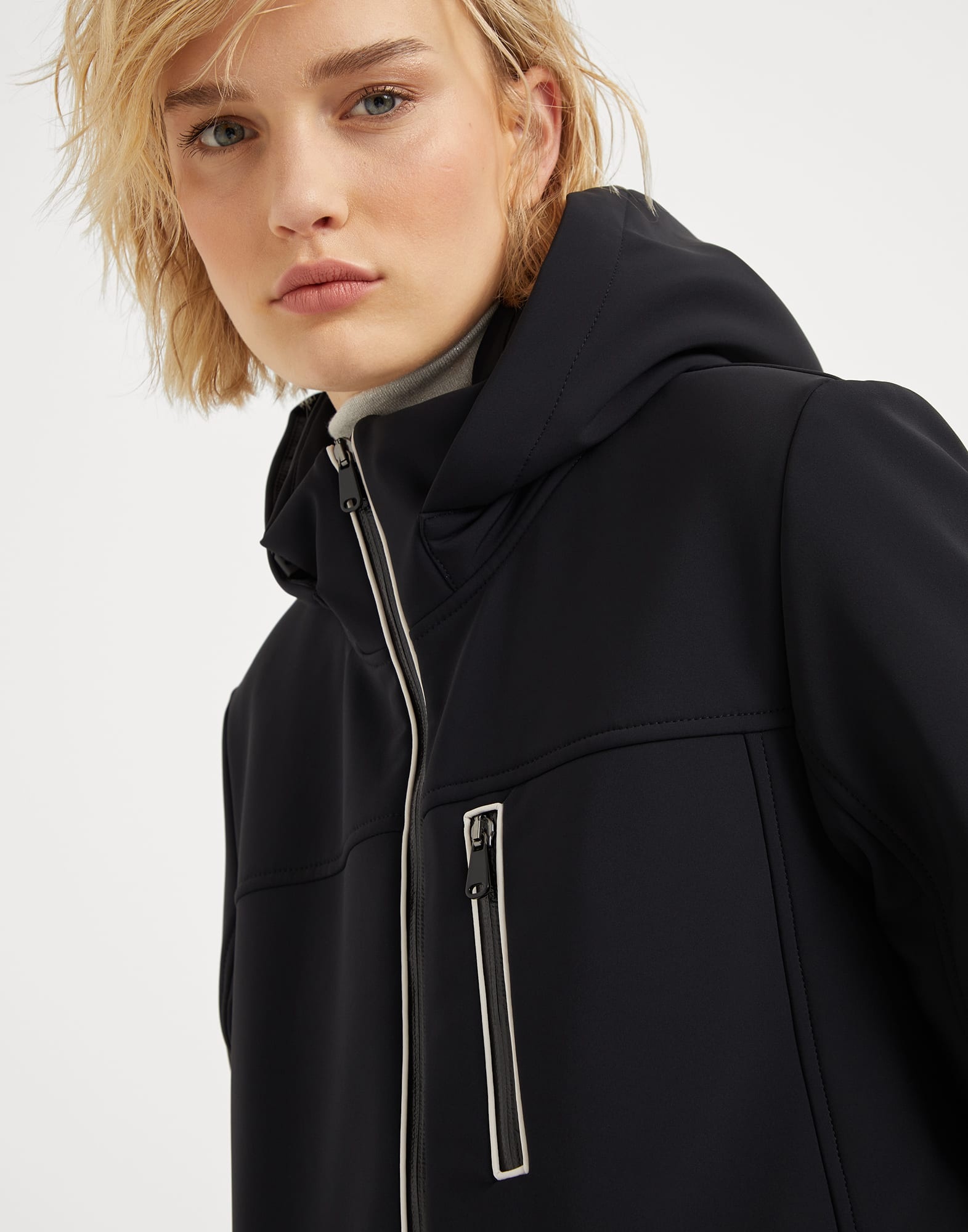 Bonded techno fabric hooded mountain jacket with Thermore® padding - 3