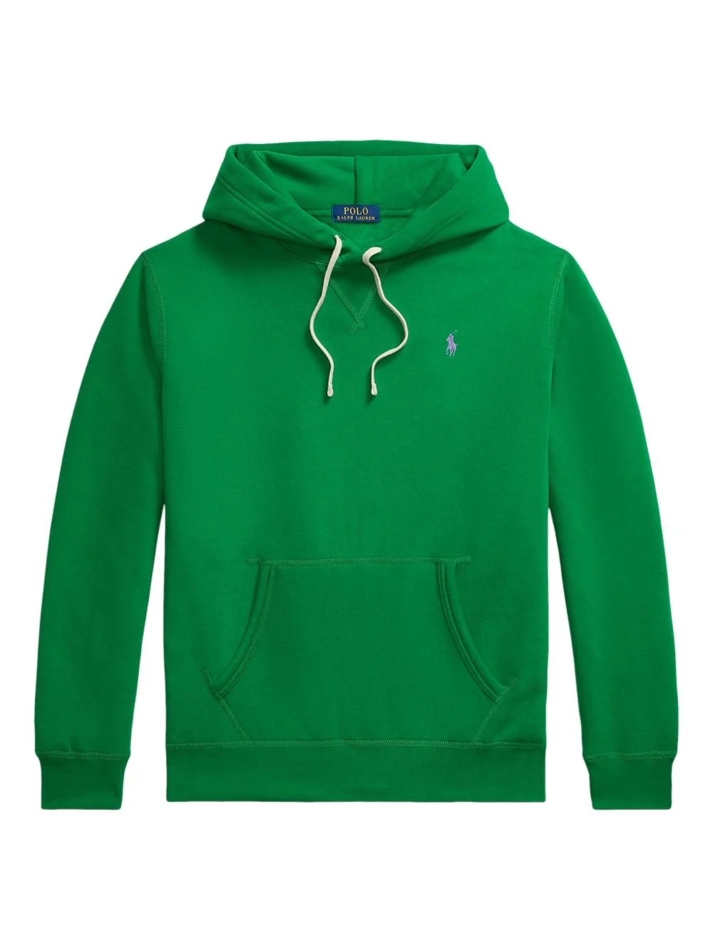 long-sleeve kangaroo-pocket hoodie - 1