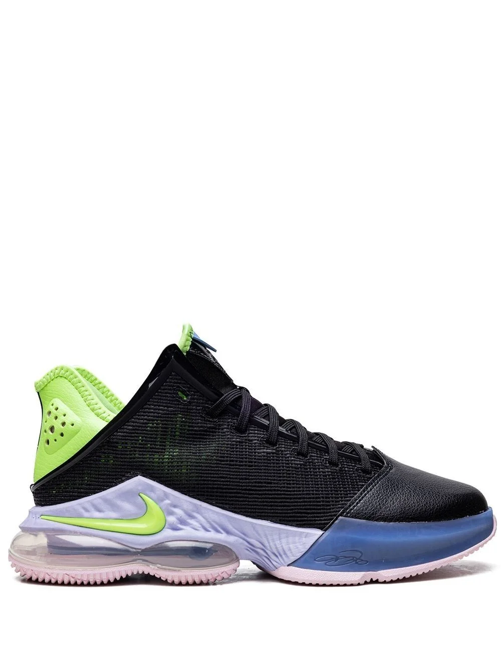 LeBron 19 Low "Black/Ghost Green" sneakers - 1