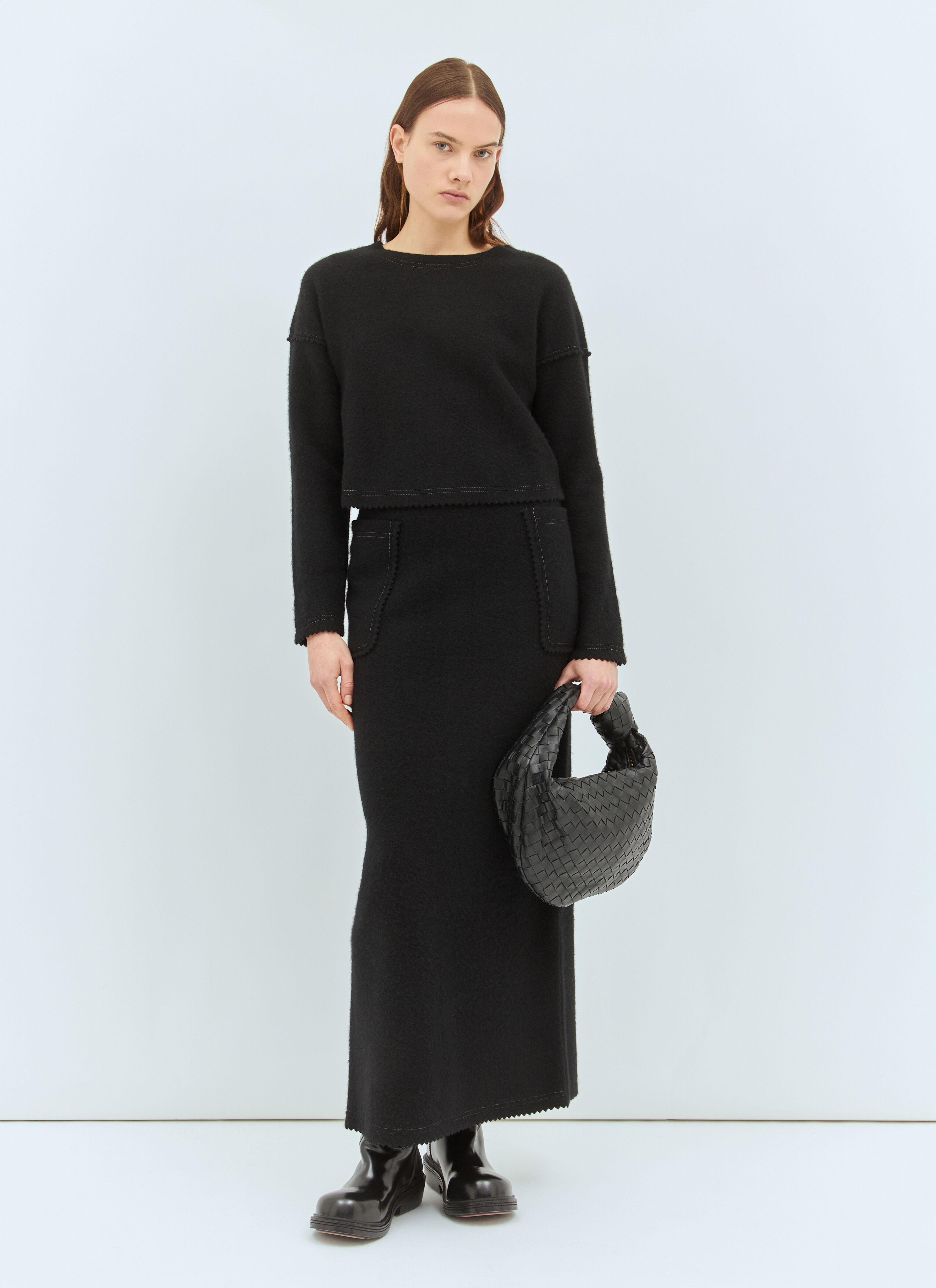 Wool And Cashmere Cropped Sweater - 2