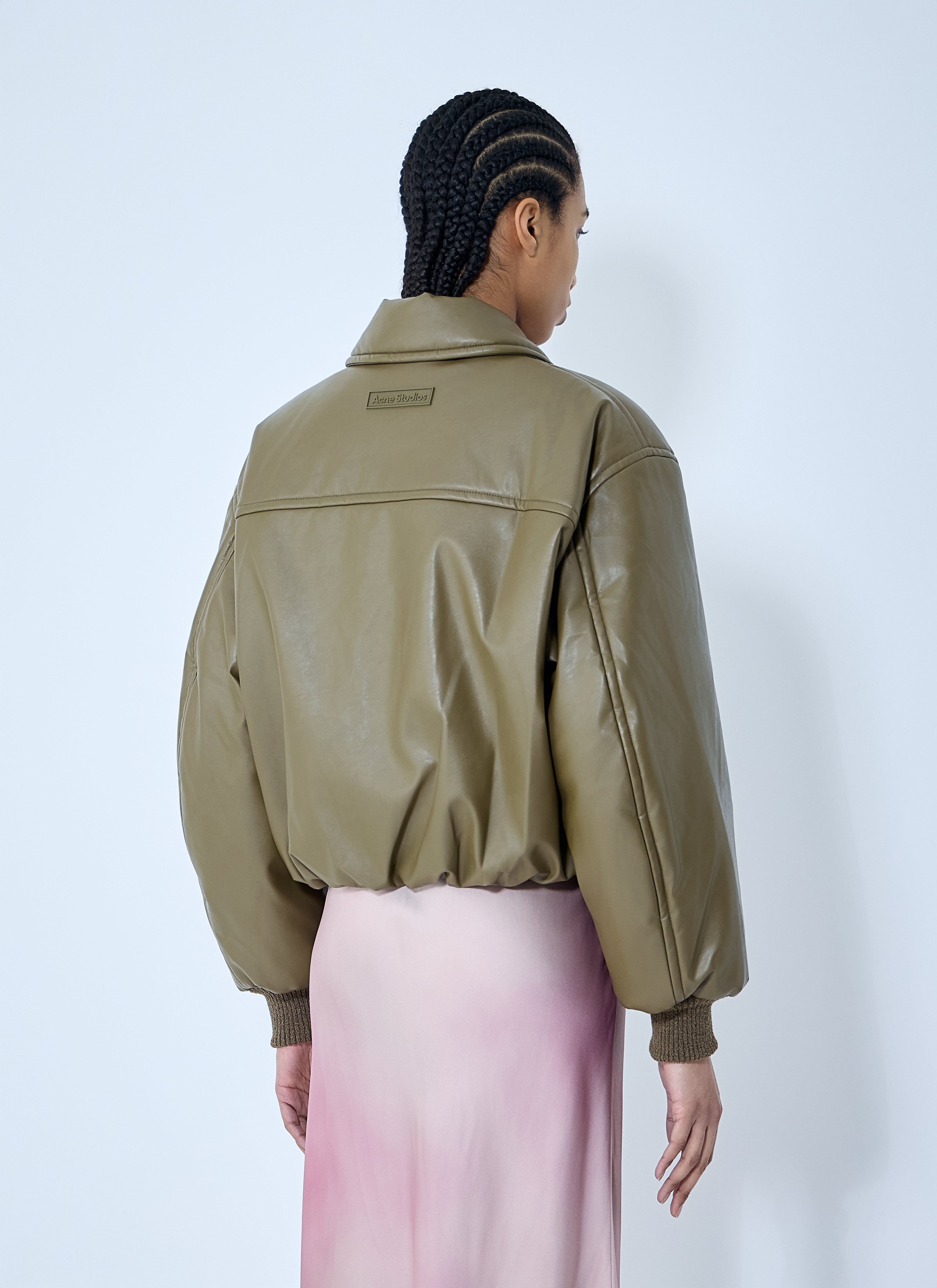 Acne Studios Women Coated Bomber Jacket - 4