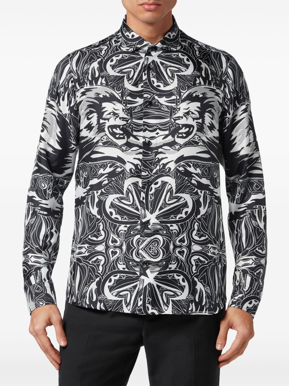 Dandy Lion Circus silk shirt - 3
