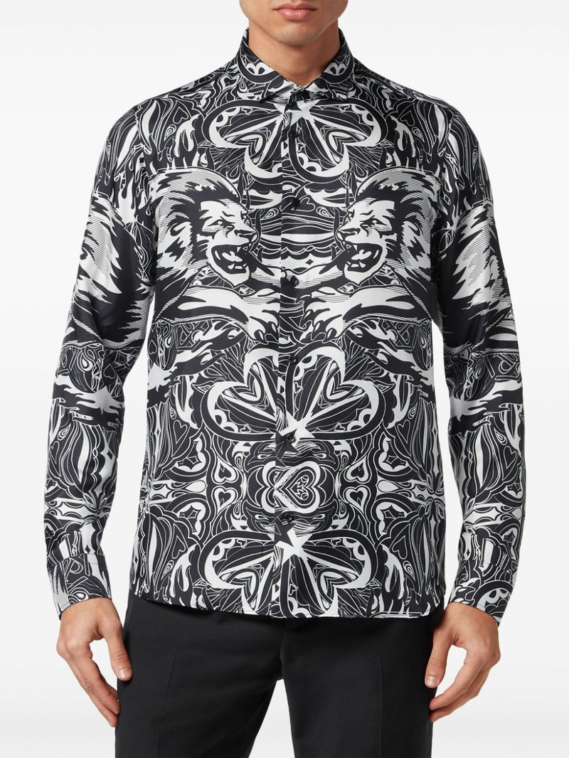 Dandy Lion Circus silk shirt 3