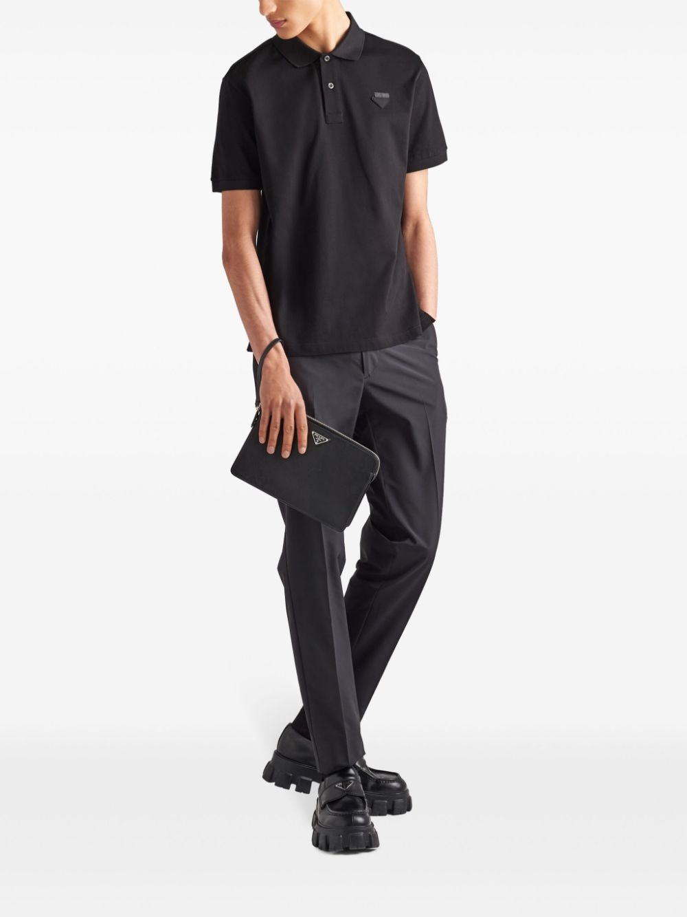 piqué short-sleeve polo shirt - 2