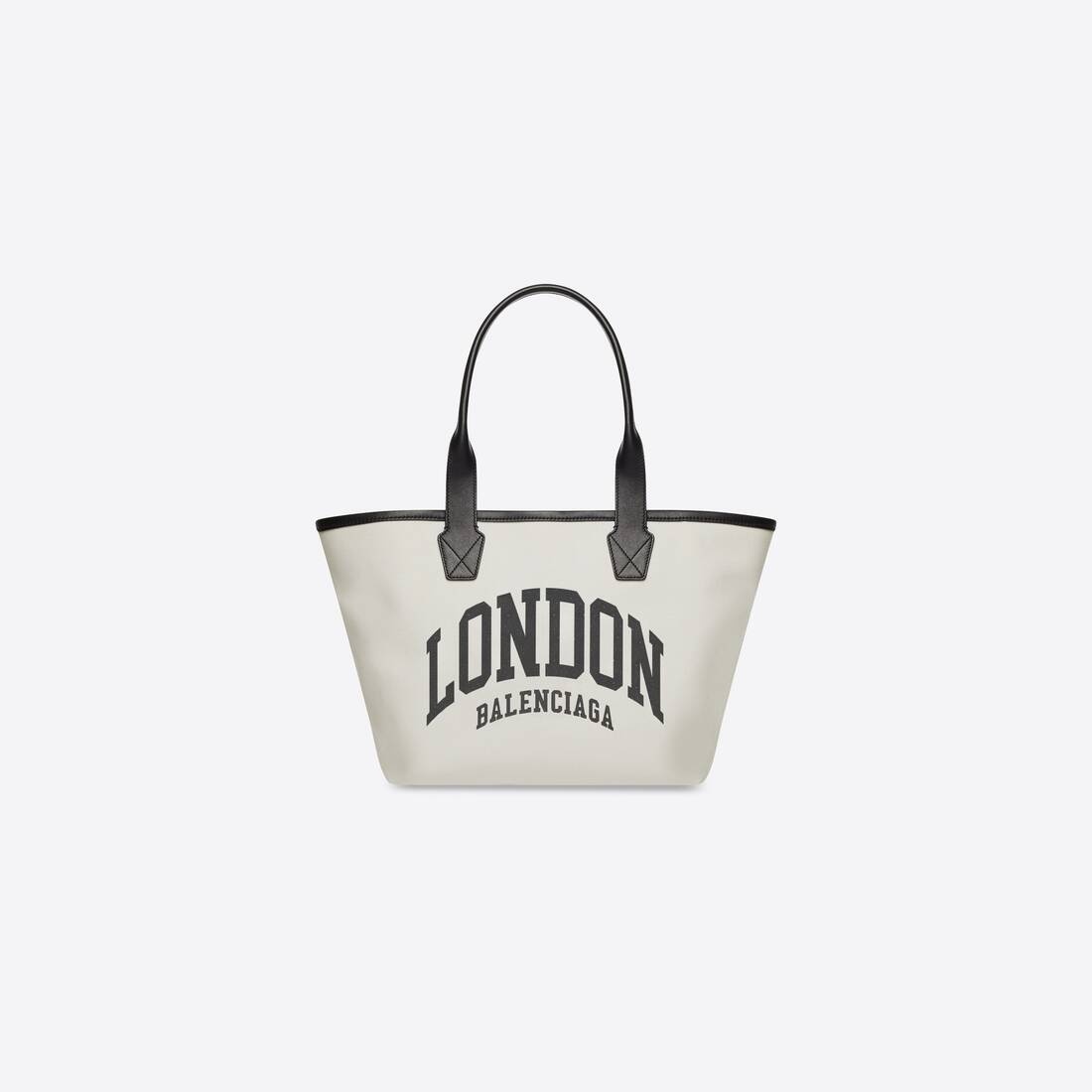 Women's Cities London Jumbo Small Tote Bag in Beige - 1