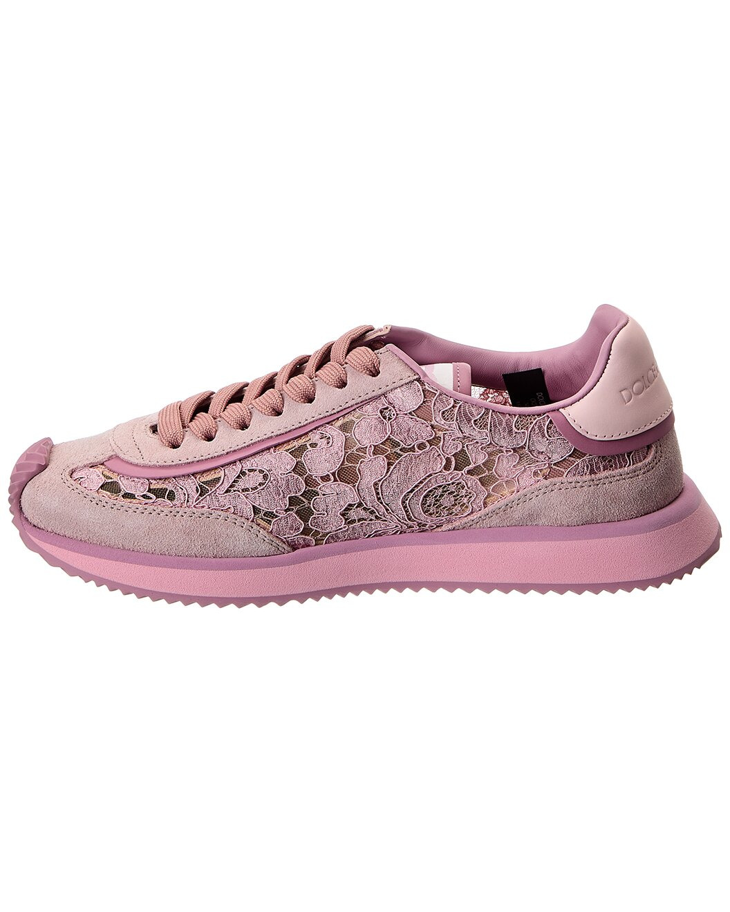 Dolce & Gabbana DG Cushion Lace & Leather Sneaker - 2