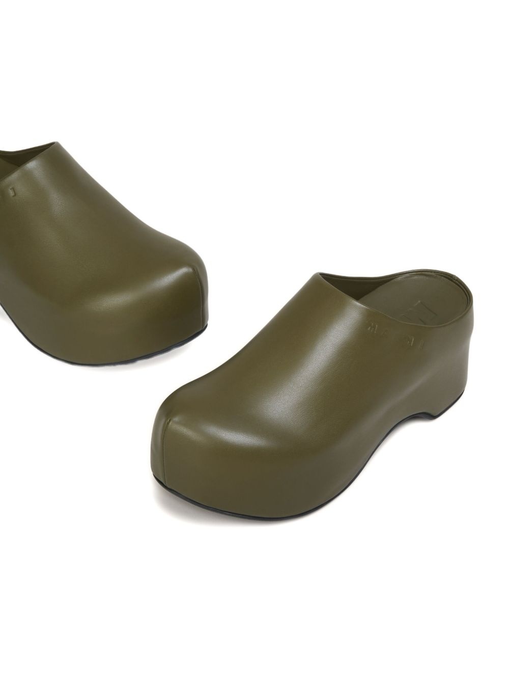 leather platform sandals - 4