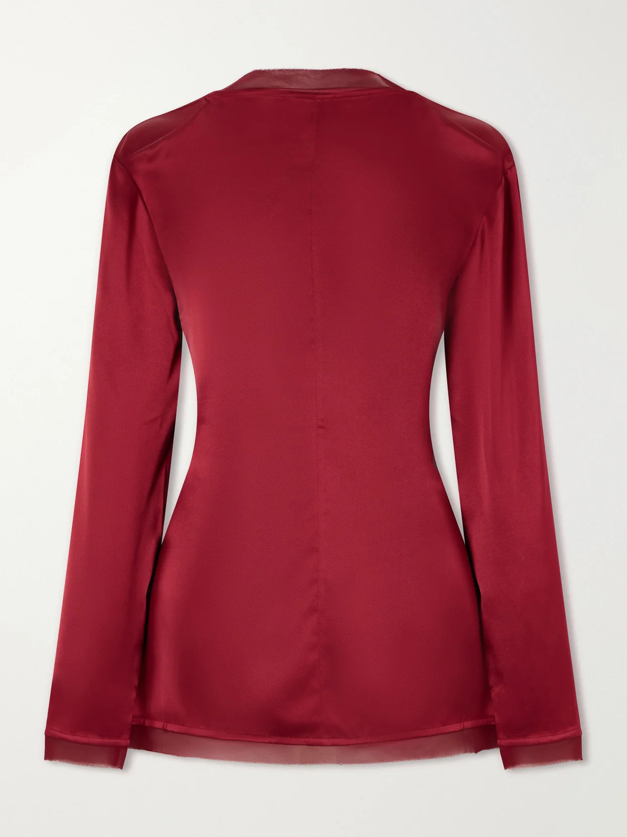 Beau Knotted Silk Blouse - 1