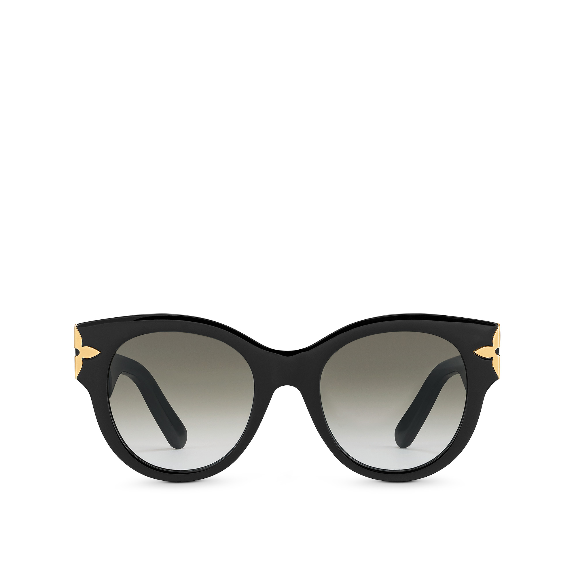 Flower Edge Round Sunglasses - 4