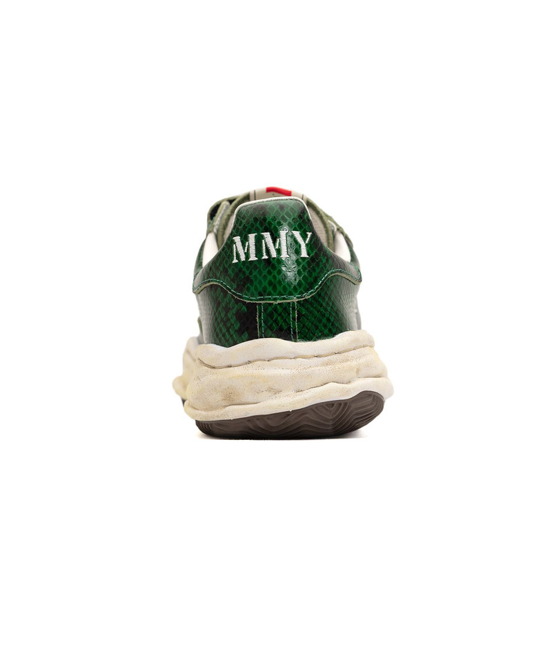 "BLAKEY" OG Sole Python Printed Leather Low-top Sneaker 22