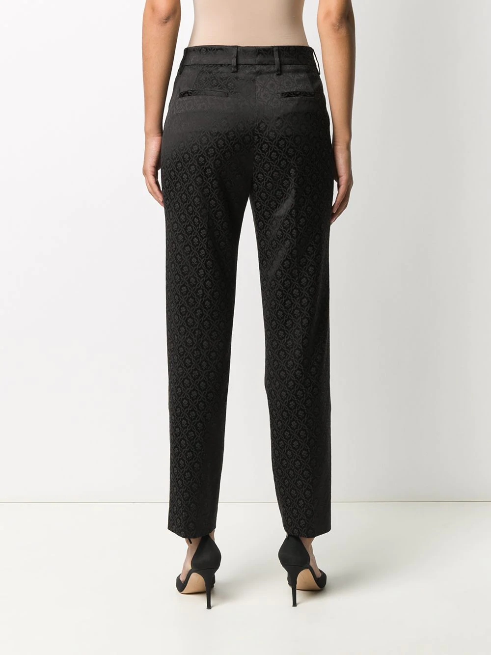 jacquard tailored trousers  - 4