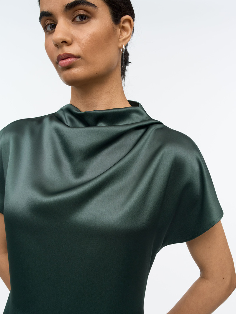 Leilani Festive Satin Dress 4