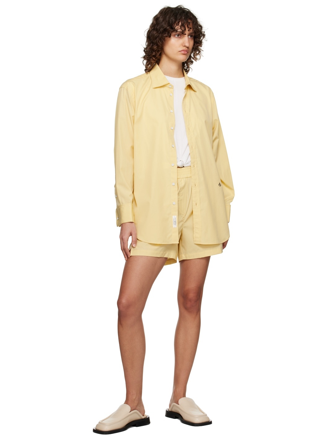 Yellow Emma Shorts - 4
