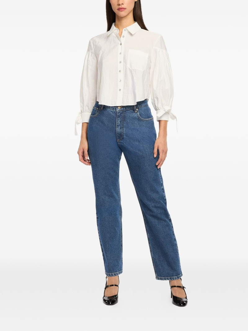 Cinq à Sept Finch bow sleeve shirt outlook