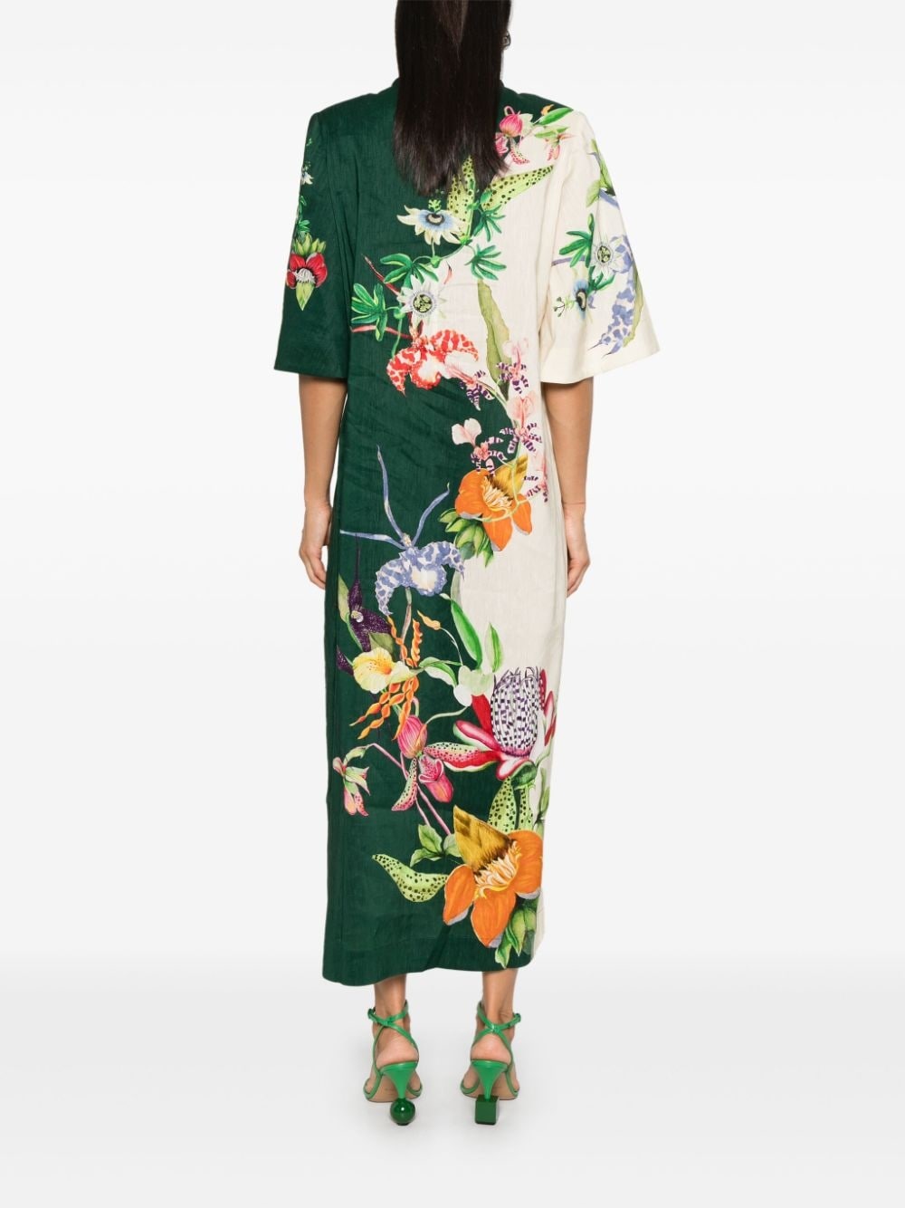 floral maxi dress - 4