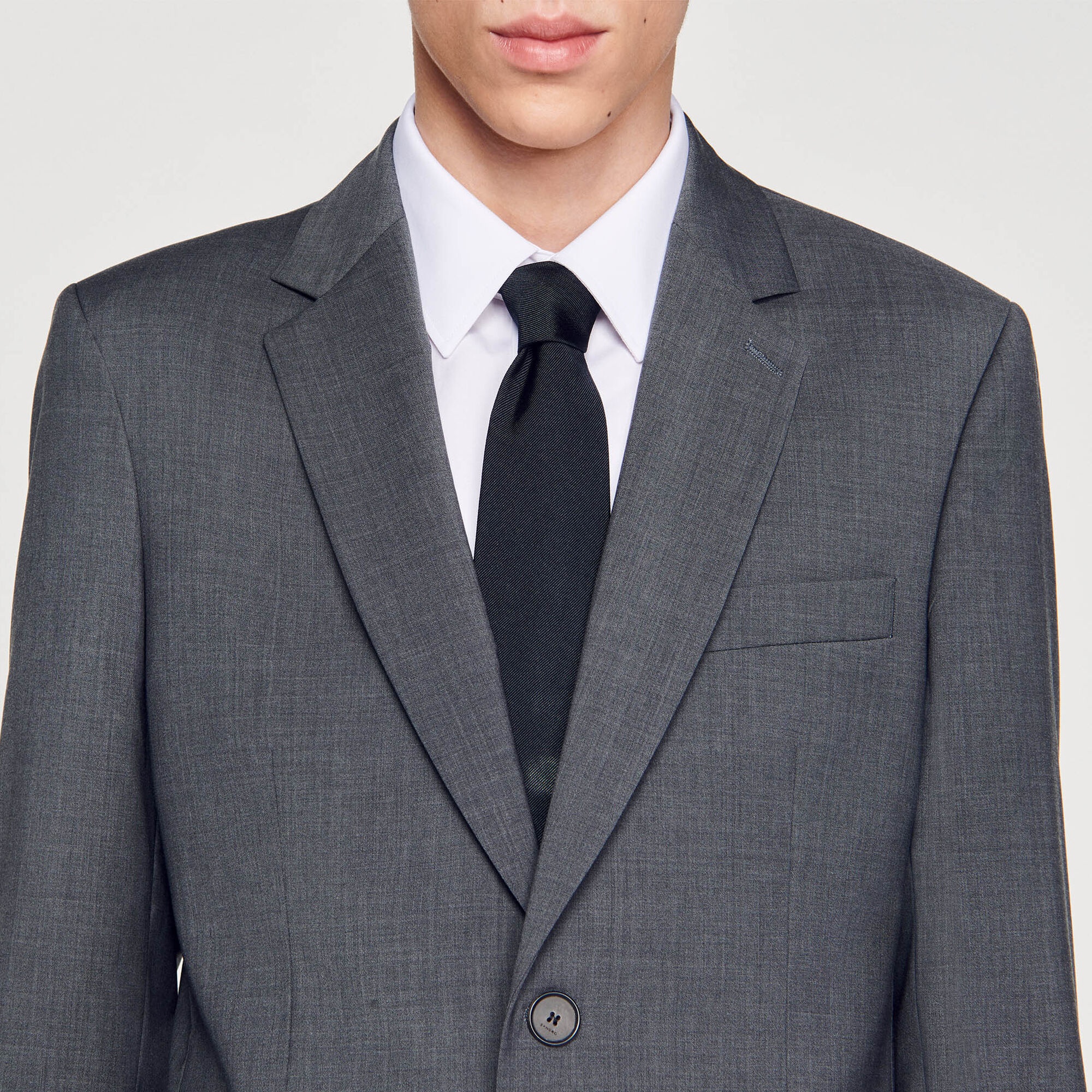 WOOL SUIT JACKET - 4