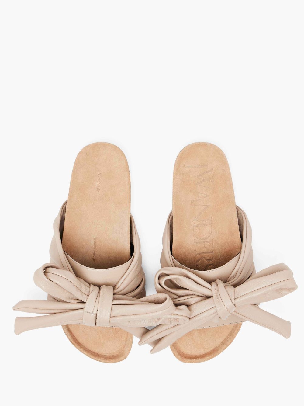 BOW FLAT SANDALS - 4