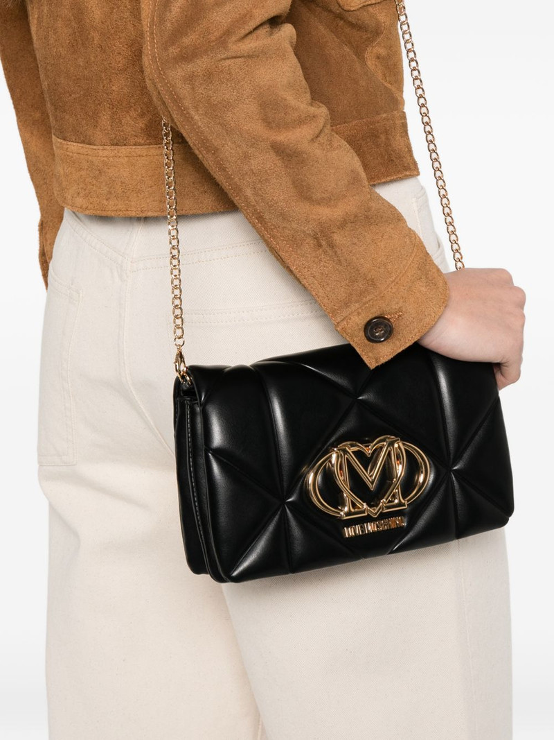 Moschino quilted chain cross body bag outlook