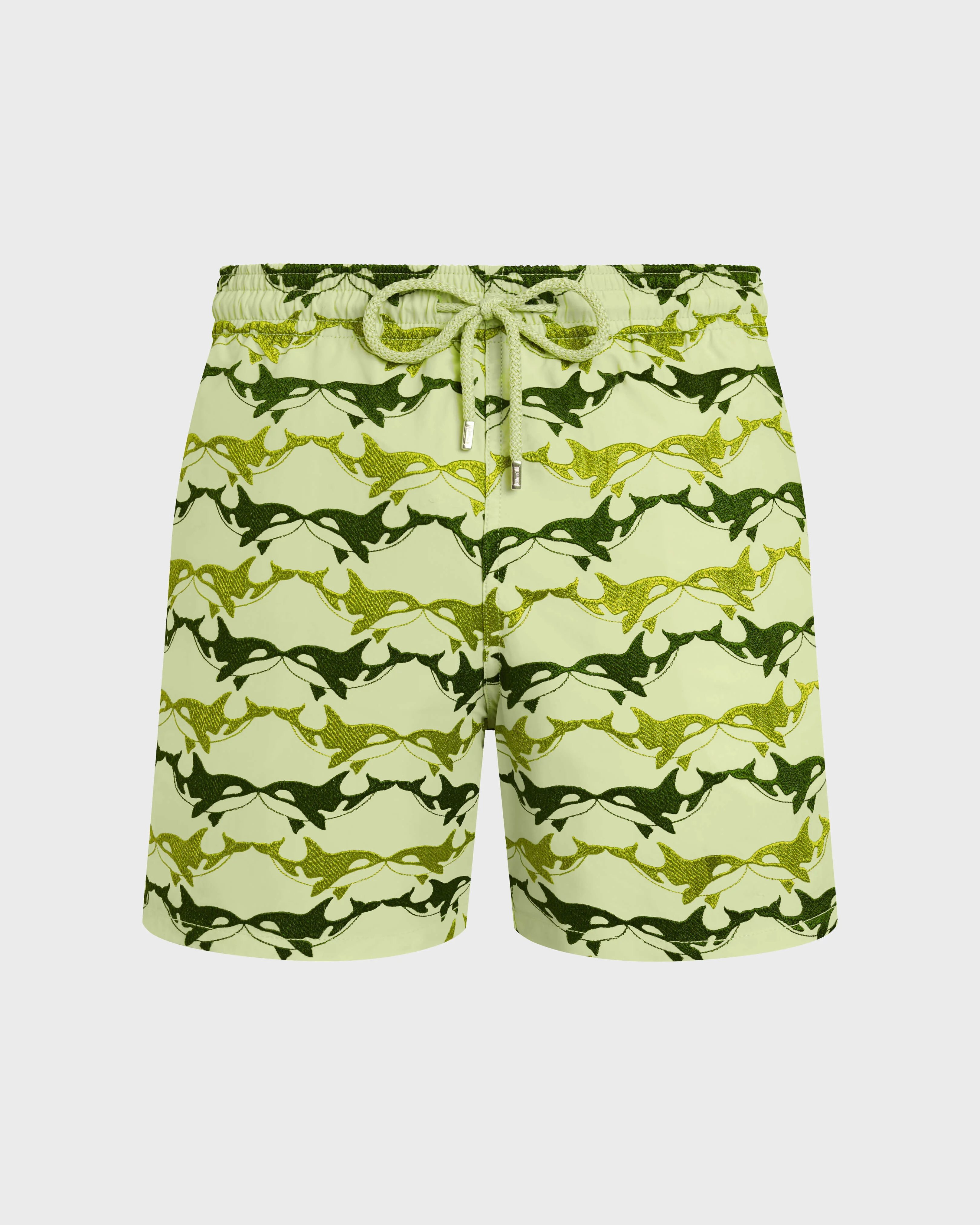 MEN SWIM SHORTS EMBROIDERED ORCAS - LIMITED EDITION - 1