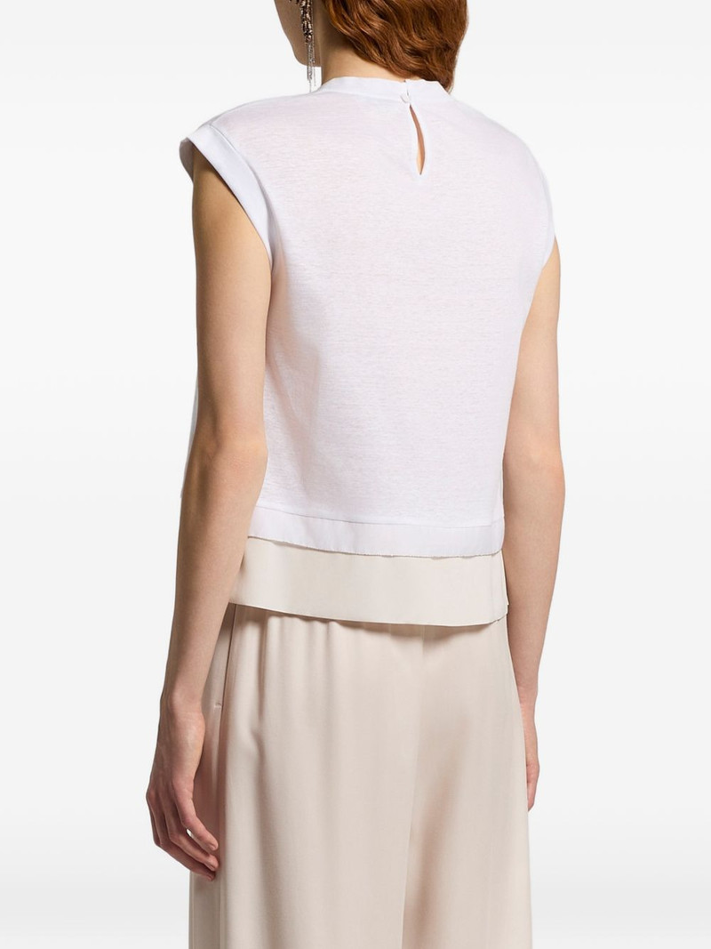 crew-neck cap-sleeve top 3