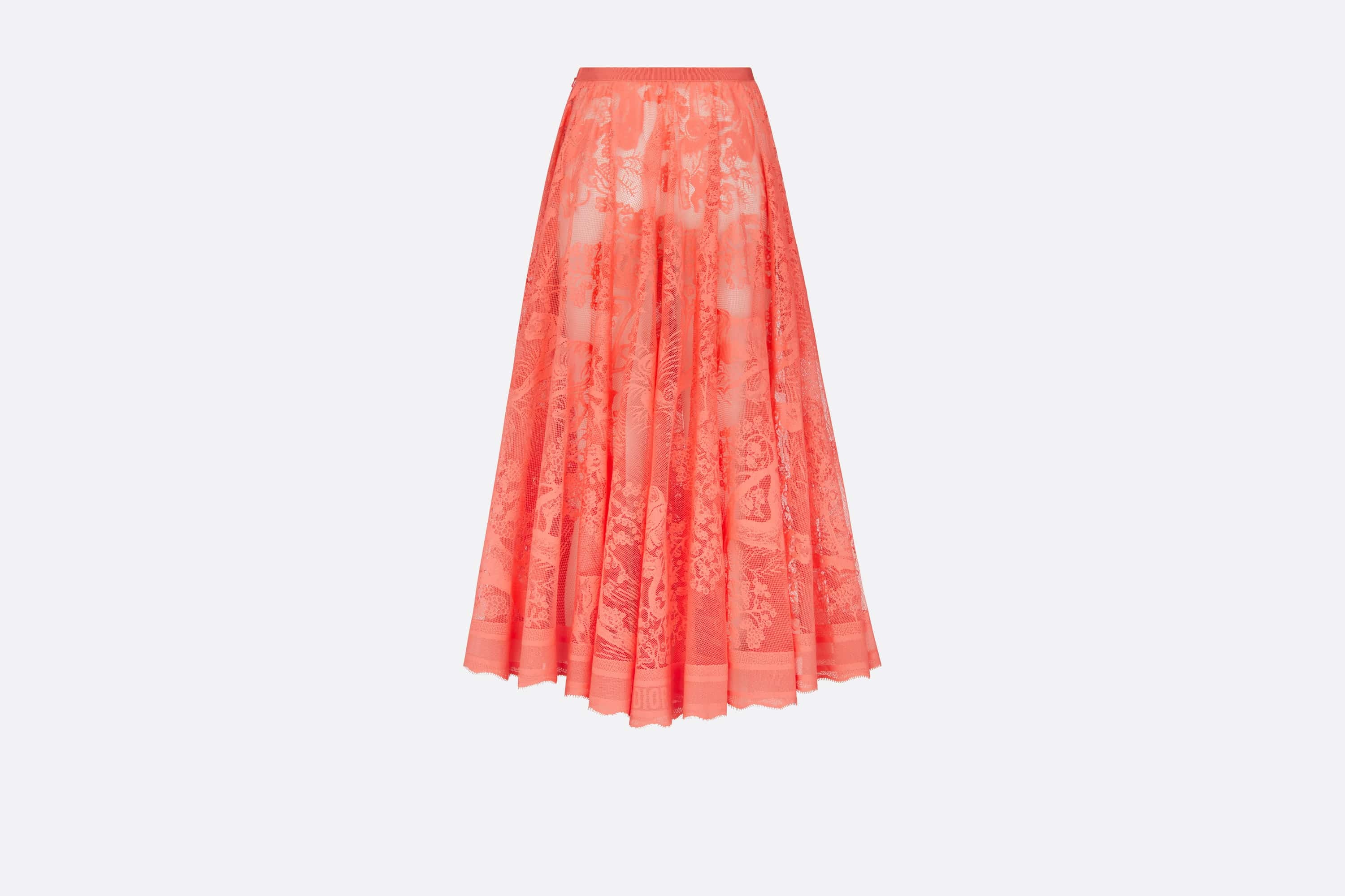 Dior FLARED MID-LENGTH SKIRT 関税込 ディオールの期間限定割引 Dior Dioriviera Flared Mid-Length Skirt | REVERSIBLE