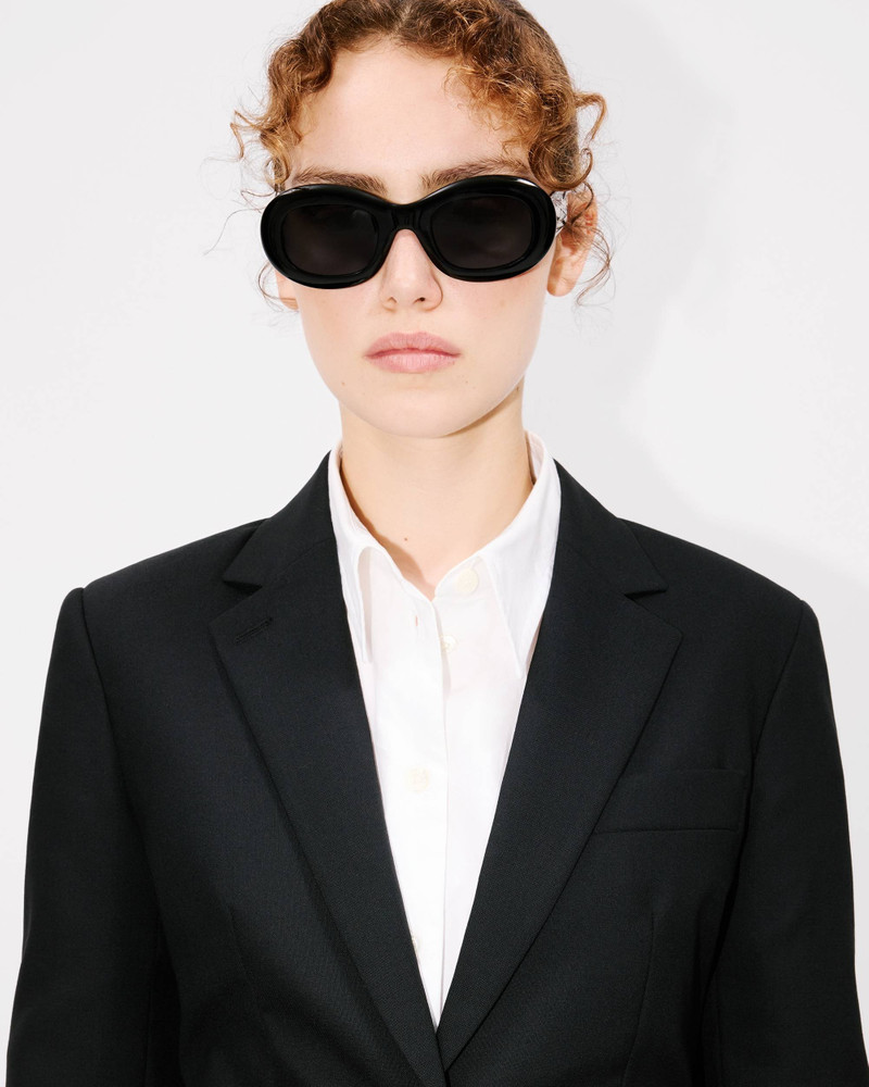 Waisted blazer in virgin wool 6