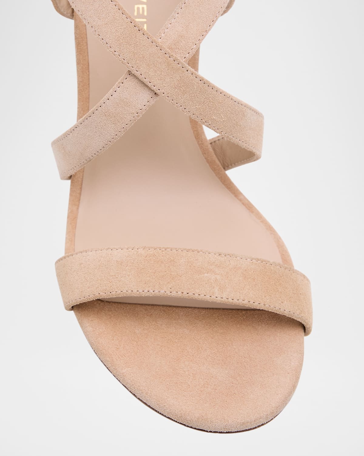 Maven Suede Buckle Block-Heel Sandals - 5