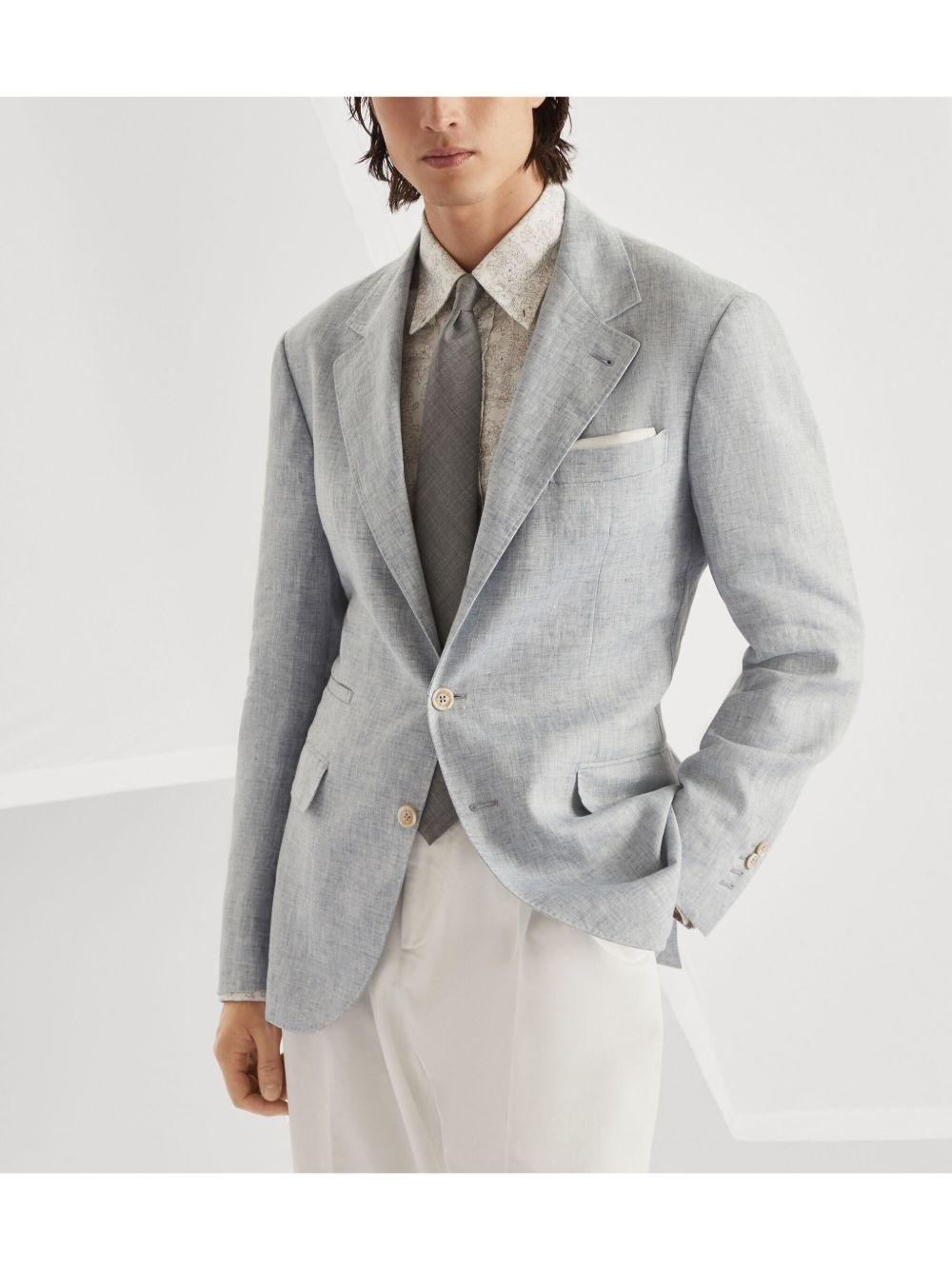 linen blazer - 5