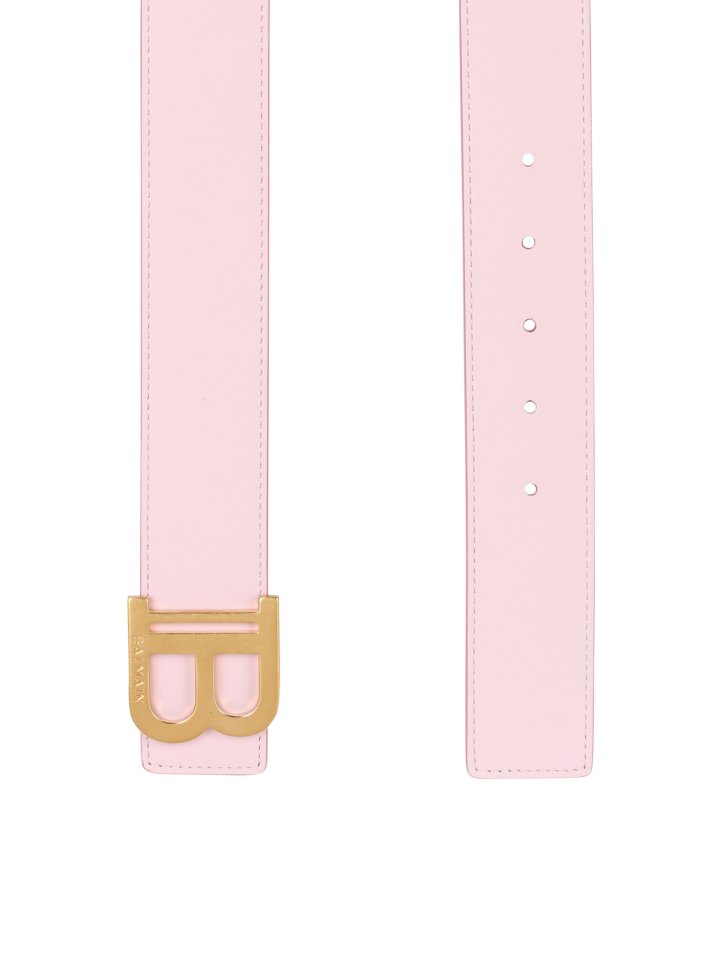 Smooth leather B-Belt belt - 5