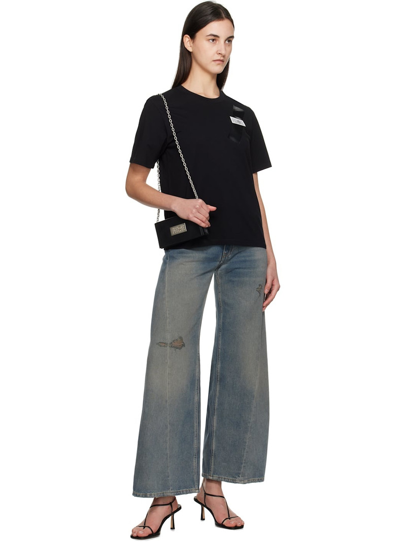 MM6 Maison Margiela Black Logo T-shirt outlook