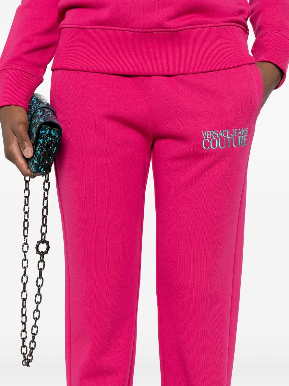 embroidered-logo track pants - 5