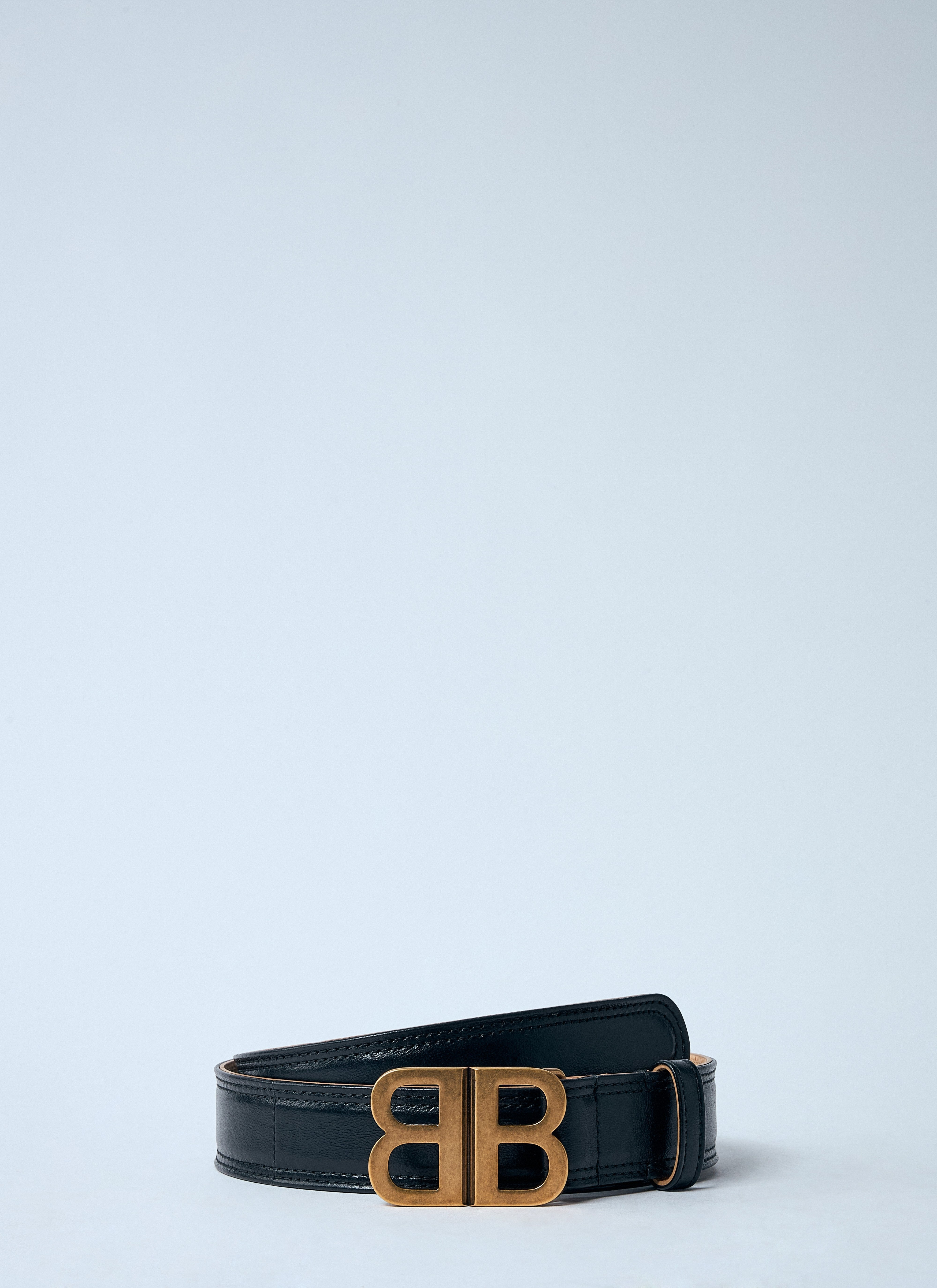 Balenciaga Women Bb Soft Leather Belt - 5