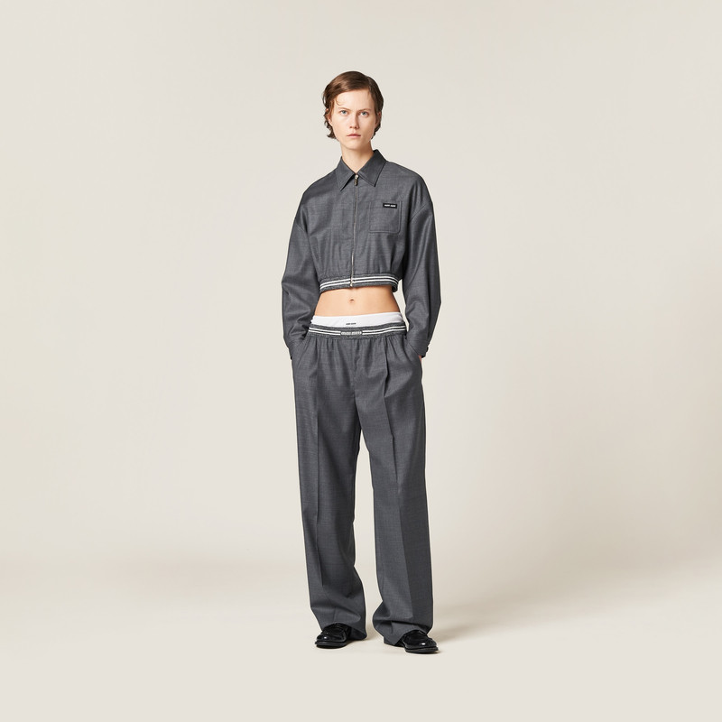 Miu Miu Grisaille pants outlook