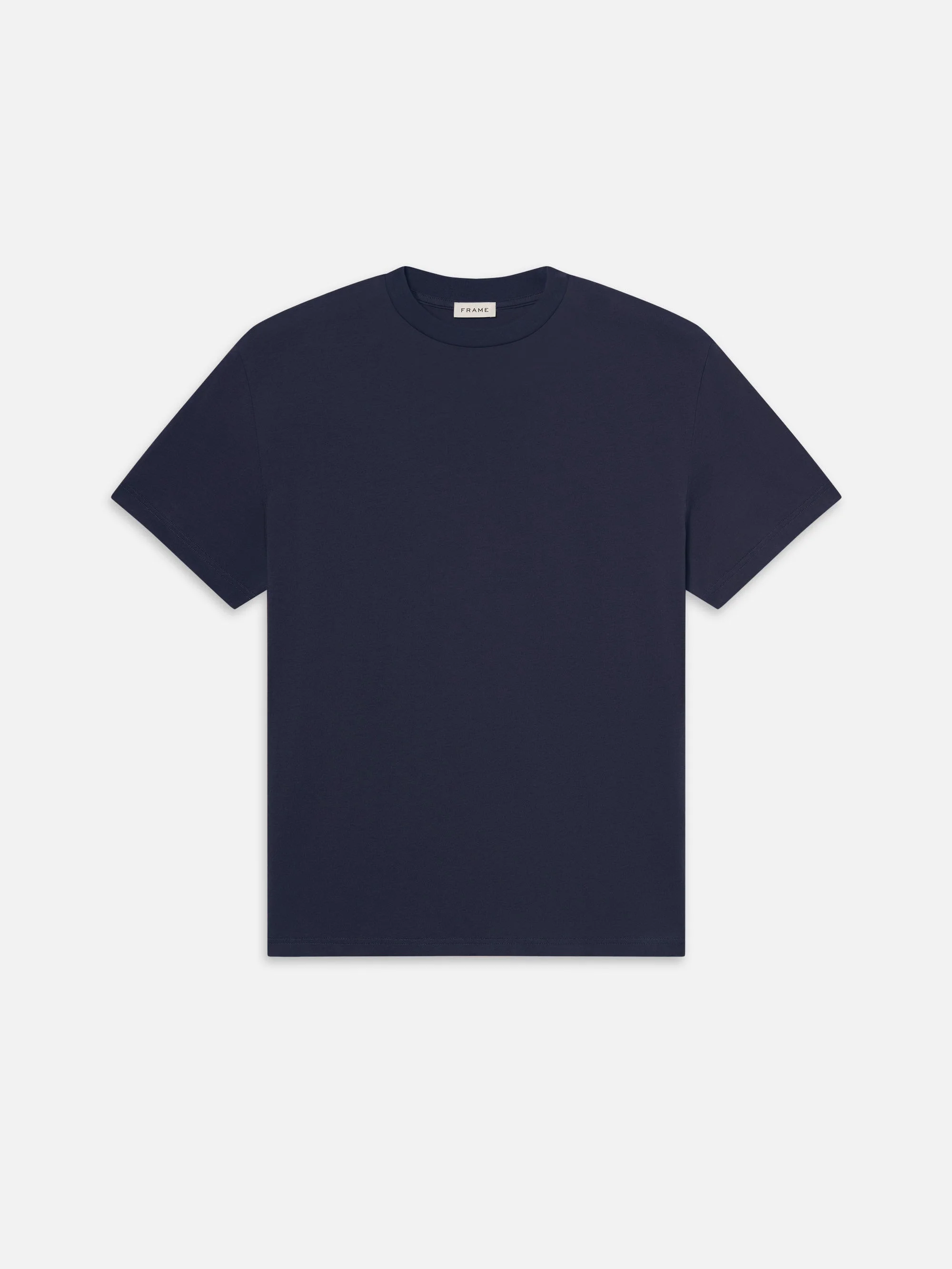 Light Cotton Tee in Dark Navy - 1