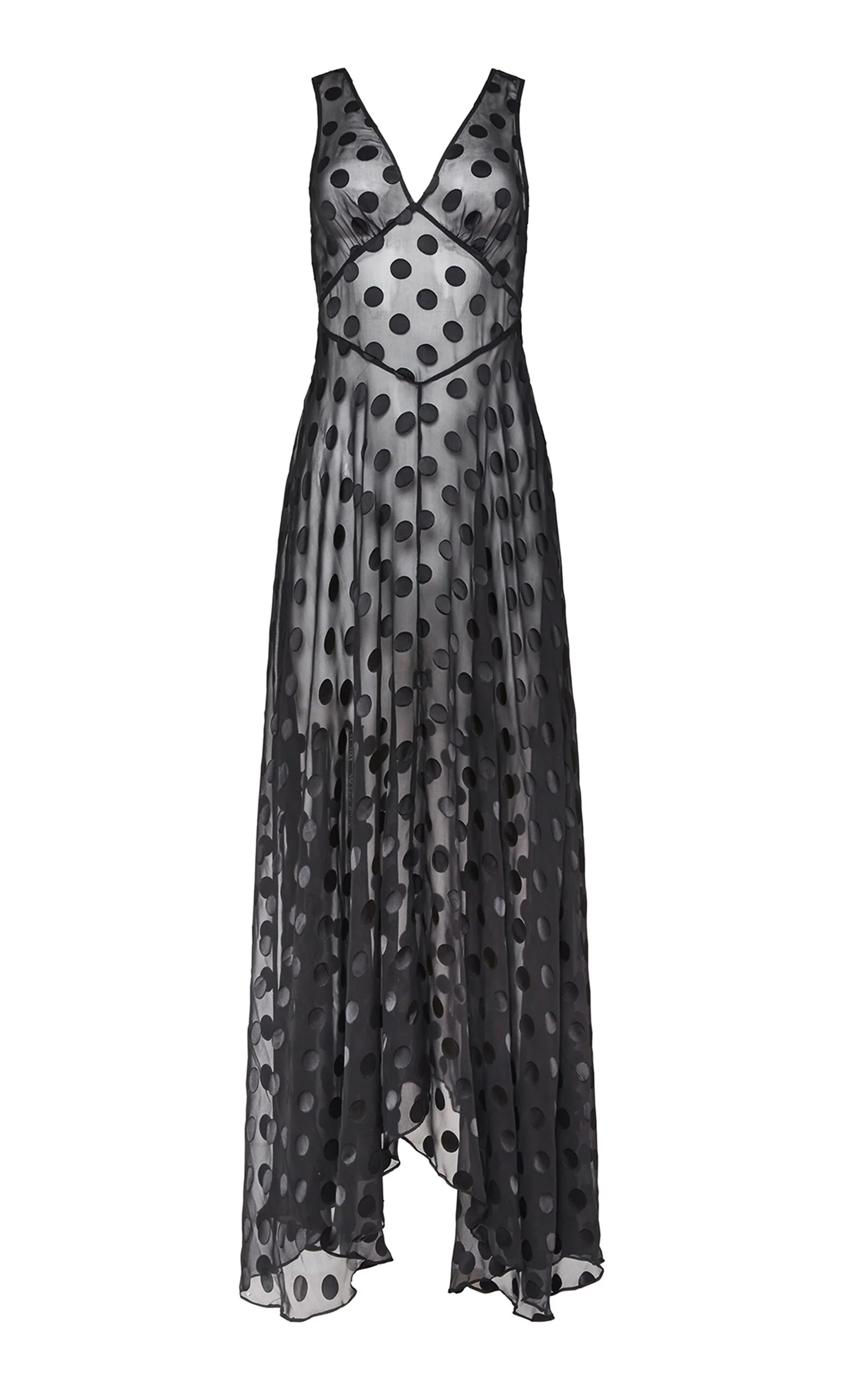 Silk Dot Gown - 1