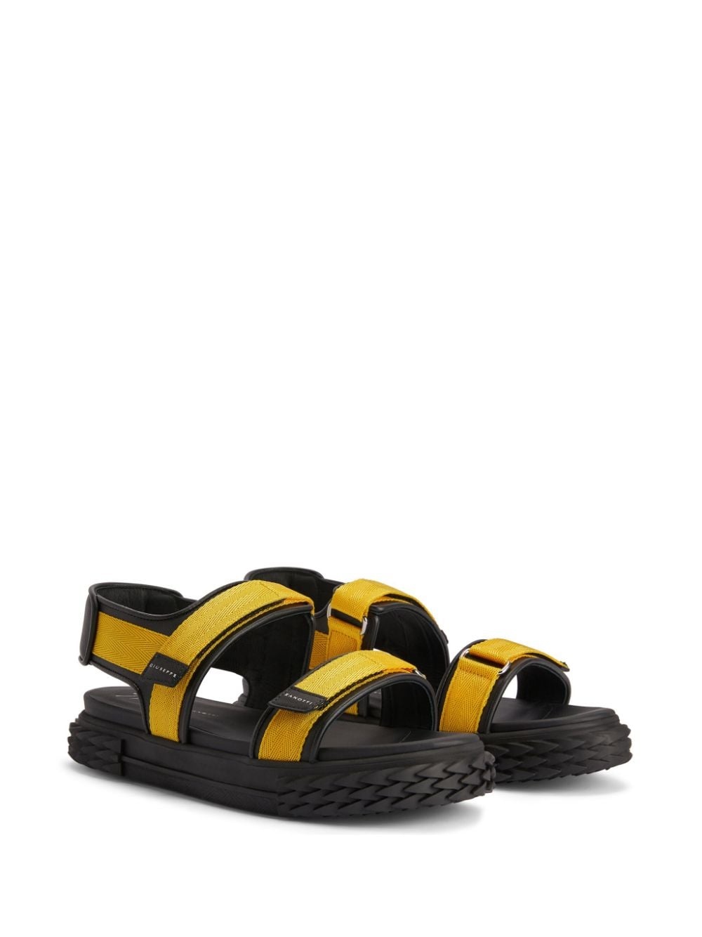 Frankie touch-strap leather sandals - 2