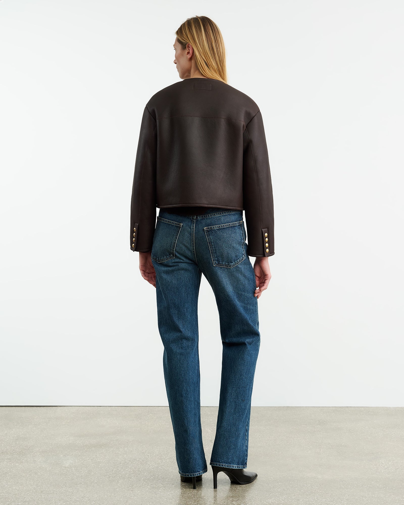 SELINA SHEARLING JACKET - 5
