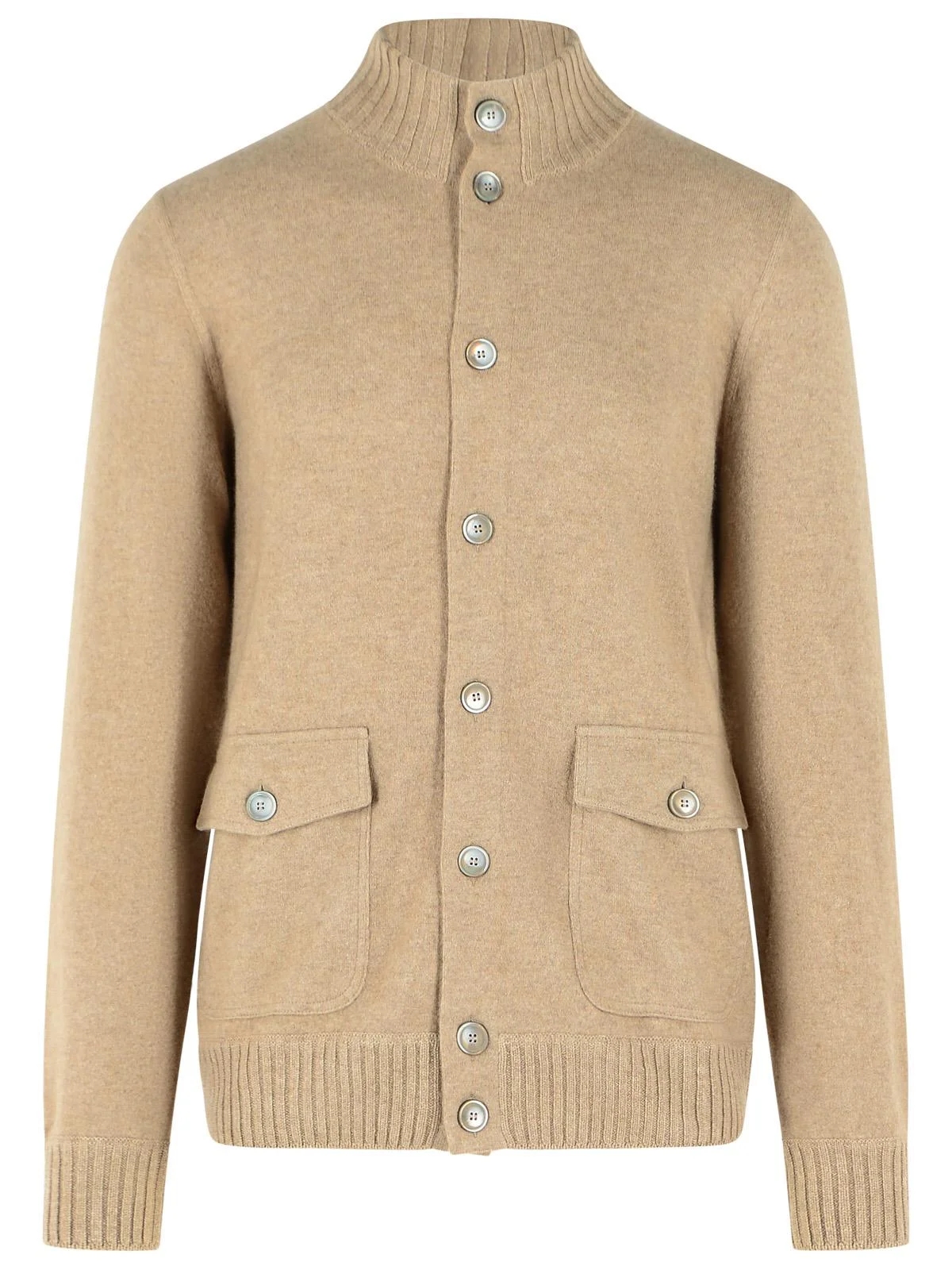 Gran Sasso Beige Cashmere Jacket - 1