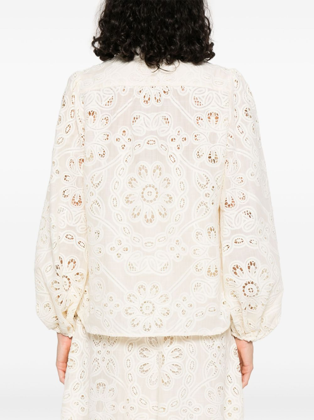 Zimmermann Women Rhiannon Embroidered Blouse - 3